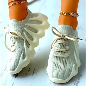 CASUAL SPORTS KNITTING SOFT COCONUT SHOES